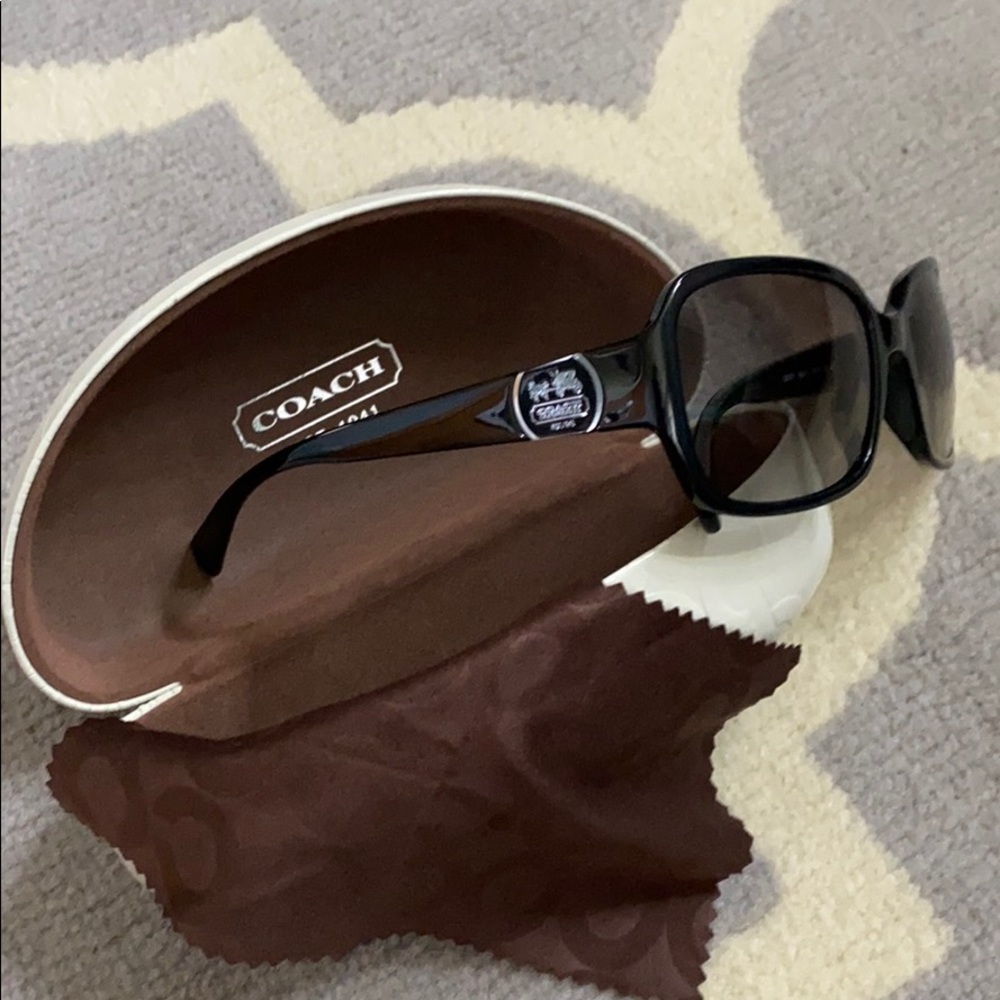 Coach black sunglasses